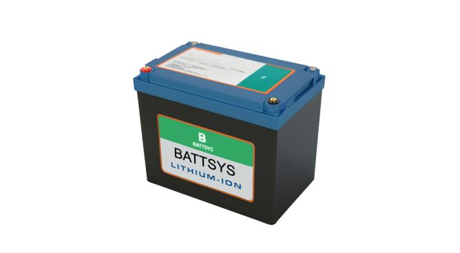How long can the 24V lithium battery of a forklift be used?