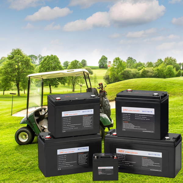 best golf cart lithium batteries