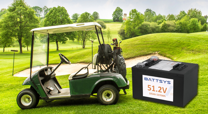 How to choose the appropriate lithium battery for golf cart power.