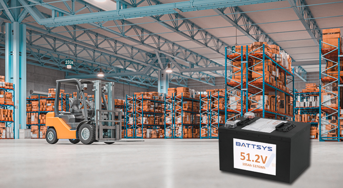 forklift battery lithium ion