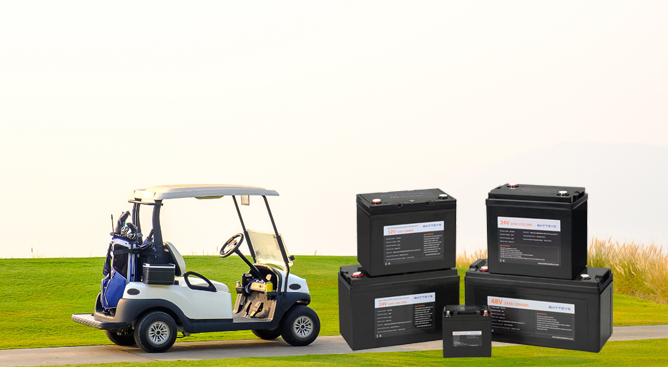 lithium batteries for golf car