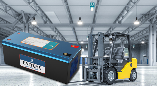 24 volt forklift battery