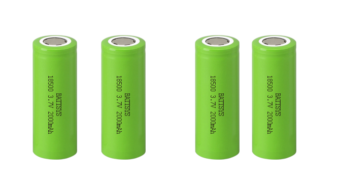 What is the difference between lithium batteries 18650, 18500, and 18350?